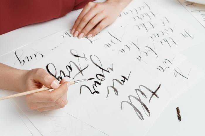 A Curated Calligraphy Lesson