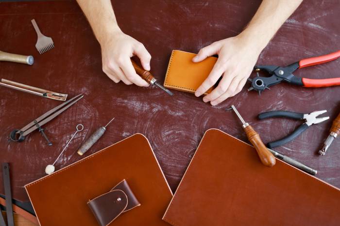 DIY Leather Wrap Wallet