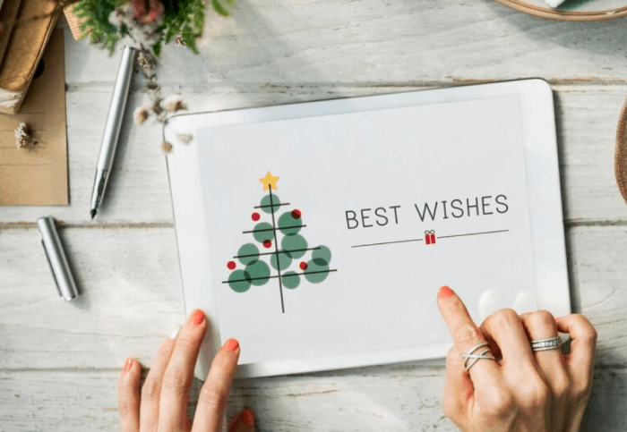 Christmas Business Card Messages for Clients