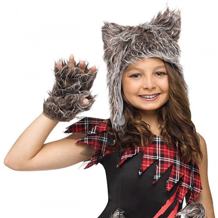 Wild Wolfie Girl Kids Costume