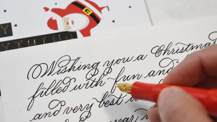 Make Your Handwriting in Christmas Card Messages For  Male Lover More Special